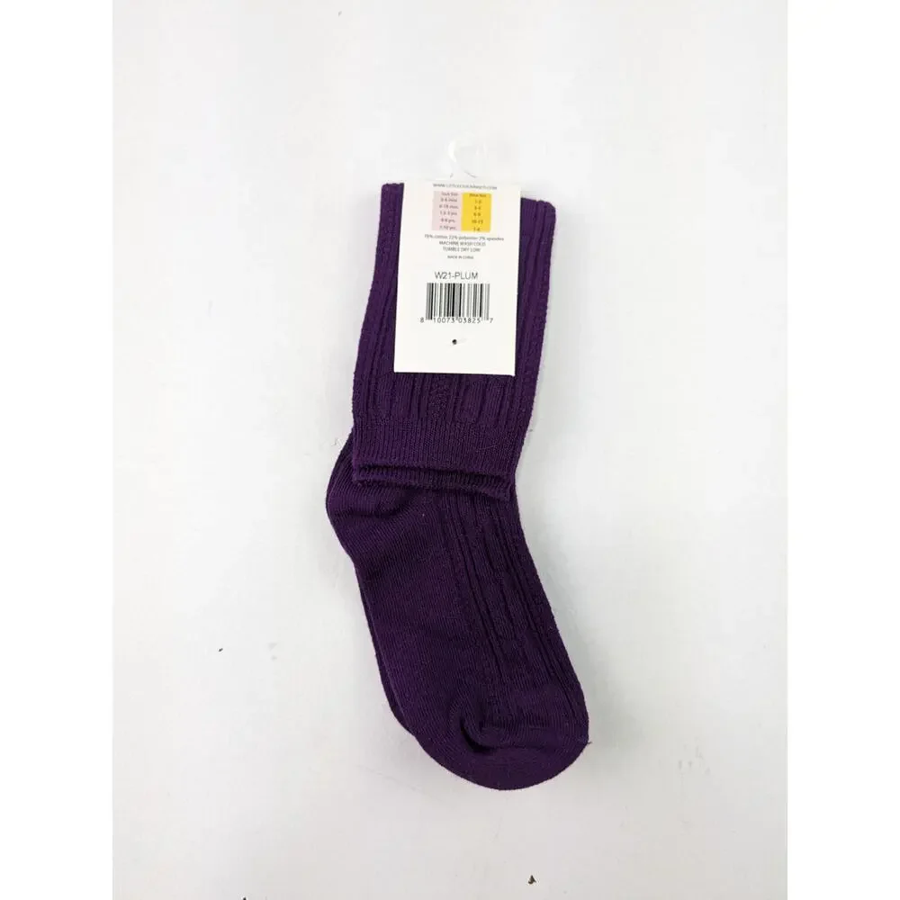 Little Stocking Co. Plum Knee High Socks 4-6 Year